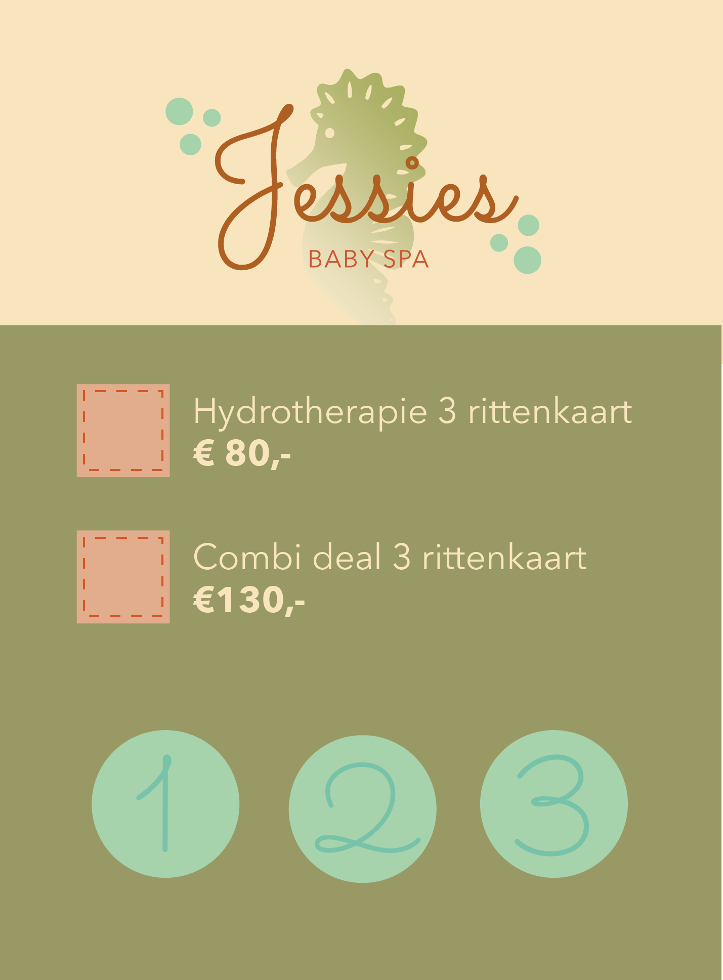 Rittenkaart Jessies baby spa