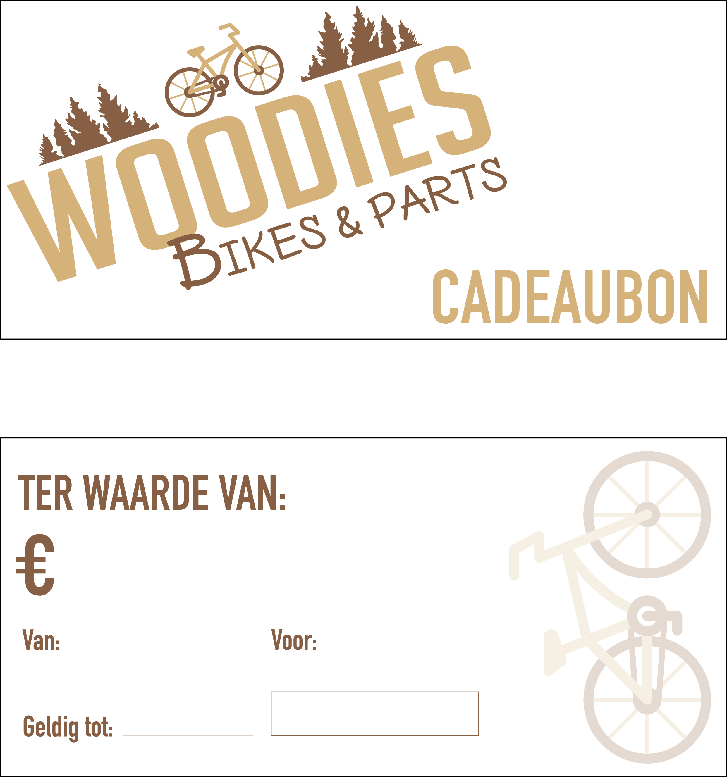 Cadeaubon Woodies